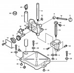 Dremel 2 615 000 212 Drill Press Stand Work Station Spare Parts